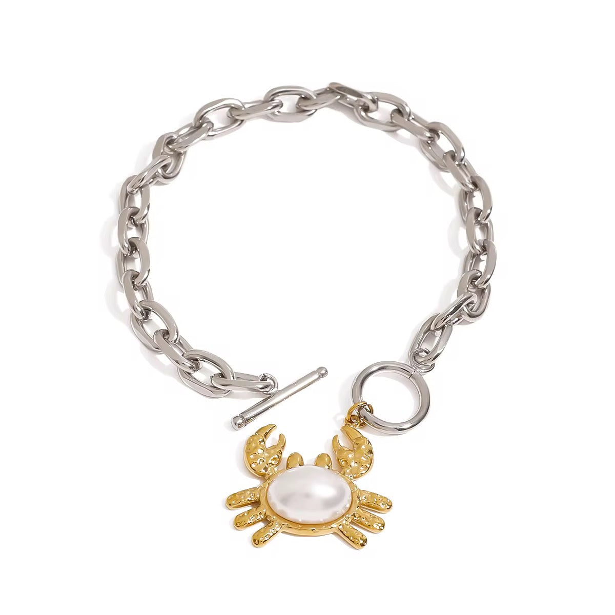 最終値下げ新品未使用Gakkin×Badspool Bracelet Crab Pearl Stainless Steel Bracelet – SOFIA jewelry & accessories