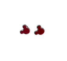 Mickey Mouse Sterling Silver Kids Screw back Earrings