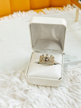 Quinceañera Crown 14k Gold Ring