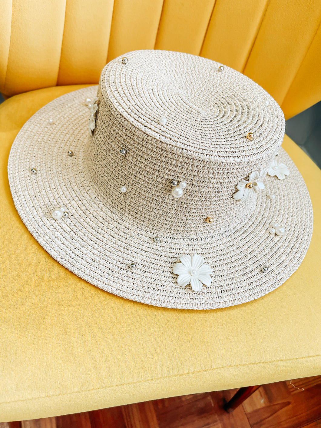 Fedora Flower Pearl Women’s Hat