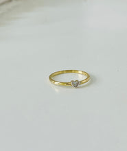 10k Gold Tiny Heart Ring