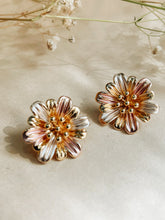 Rosé Bloom 18k Goldplated Earrings