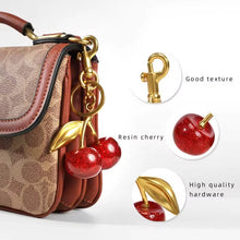 Cherry Keychain Bag Charm Handbag Accessories