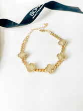 Clover Cuban Goldfilled Bracelet