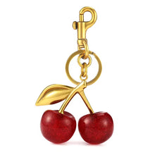 Cherry Keychain Bag Charm Handbag Accessories
