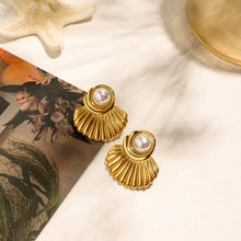 Shell Stainless Steel Earrings