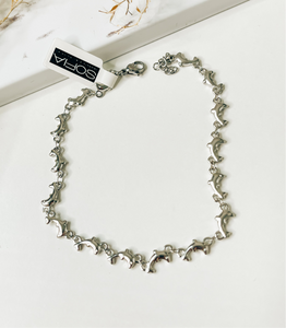 Dolphin Stainless Steel Anklet