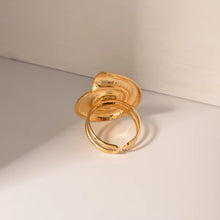 Conch Stainless Steel Adjustable Ring