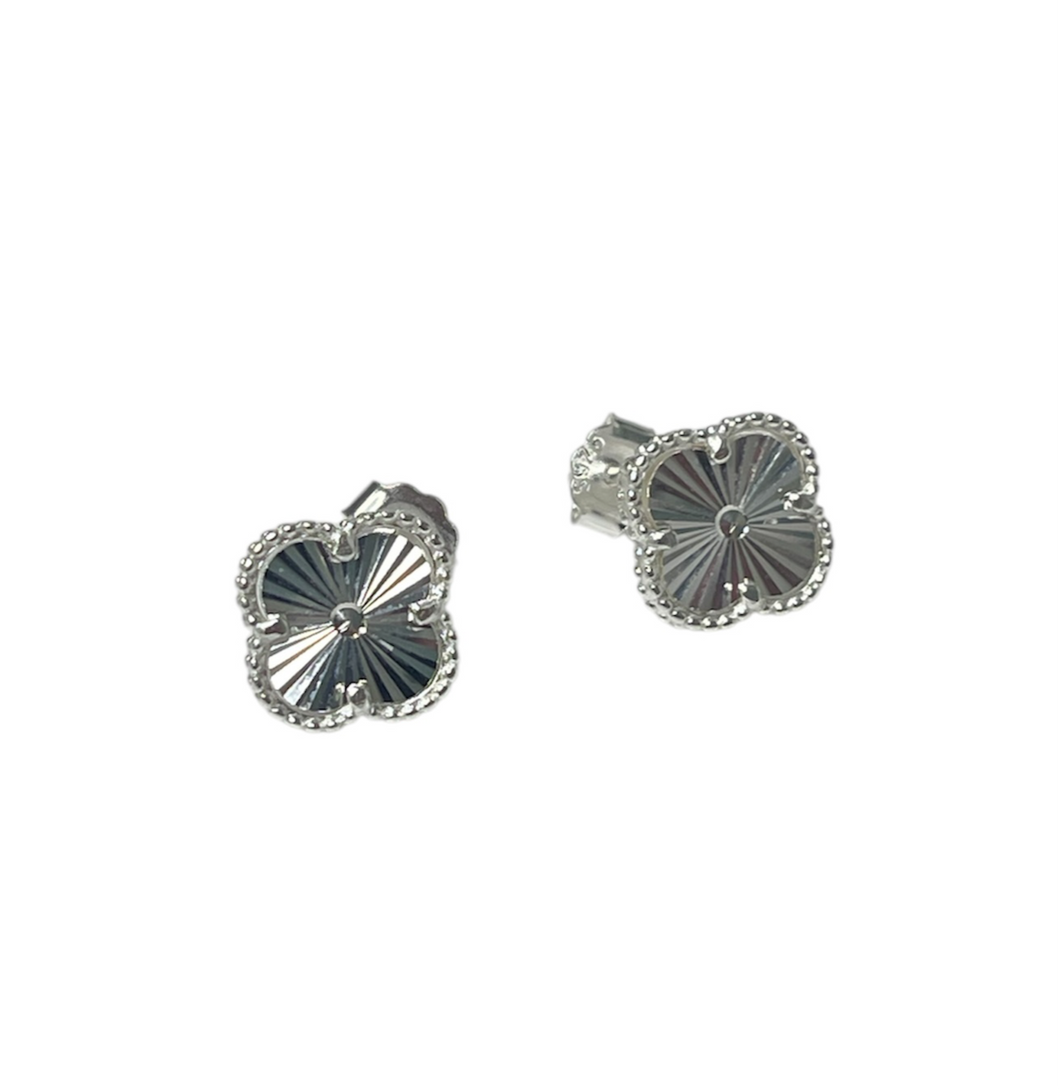 Clover Sterling Silver Earrings