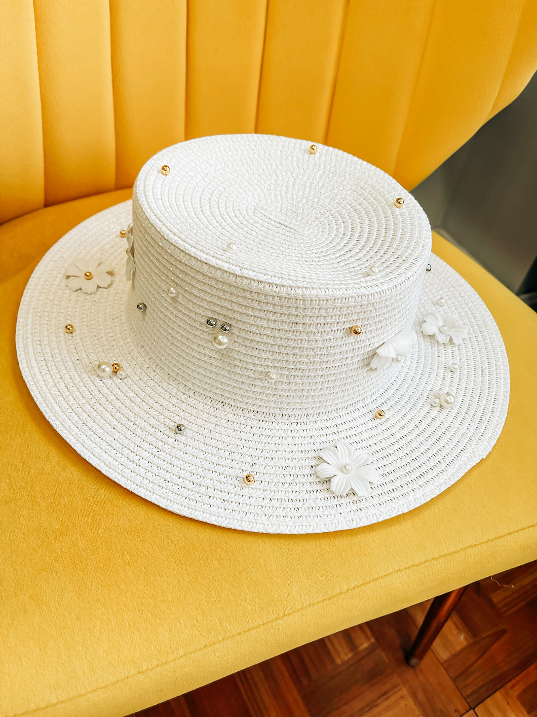 Fedora Flower Pearl Women’s Hat