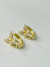 Butterfly 18k Gold Plated Necklace Earrings Set