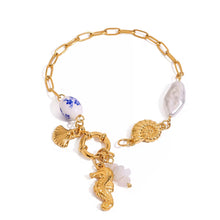Seahorse Stainless Steel Charms Bracelet
