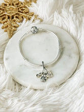 Pandora inspired Dog Love Sterling Silver Bracelet & Charm
