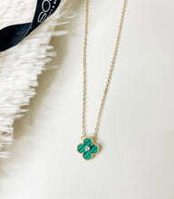 Clover CZ Gold Plated Necklace