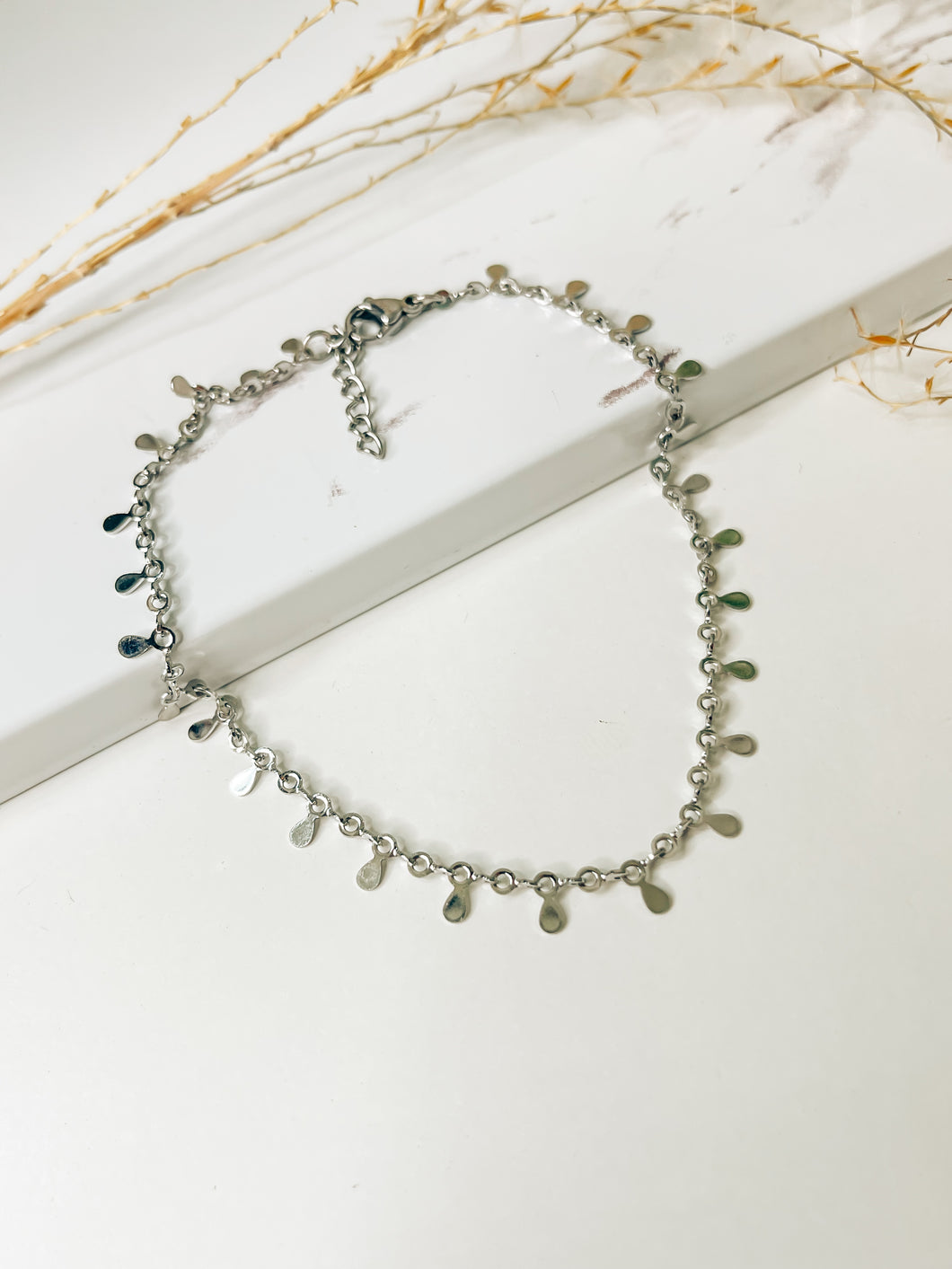 Santorini Stainless Steel Anklet