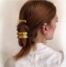 Ponytail Hair Cuff Gold Metal Hair Tie Accessories