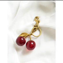 Cherry Keychain Bag Charm Handbag Accessories