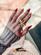 Magnolia Stainless Steel Women Ring