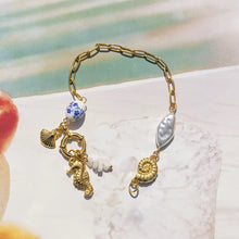 Seahorse Stainless Steel Charms Bracelet