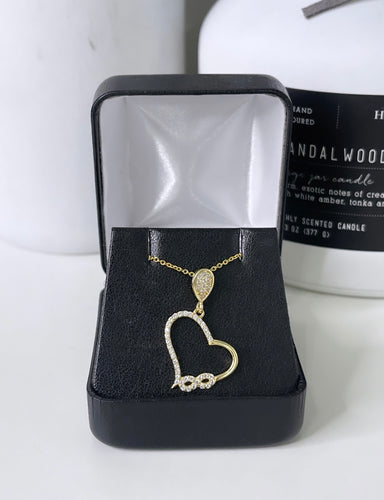 14K Gold Infinity Love Necklace