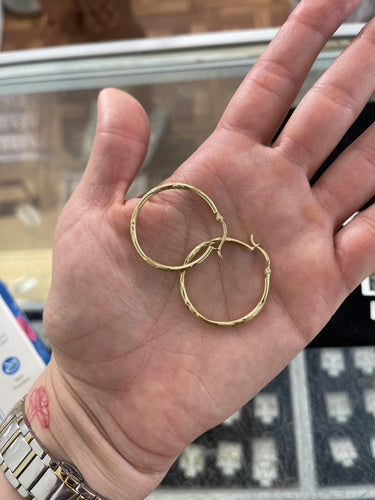14k Gold Hoop Earrings