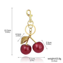 Cherry Keychain Bag Charm Handbag Accessories