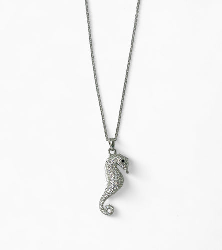 Seahorse Sterling Silver Necklace