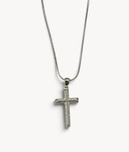 Cross 18k White Goldplated Necklace