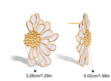 Margarita Flower Stainless Steel Earrings