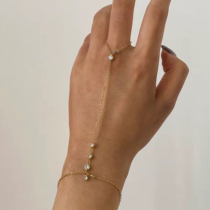 Tamri Stainless Steel Hand Chain Bracelet