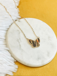 Butterfly Designer Inspired Gold Plated Necklace