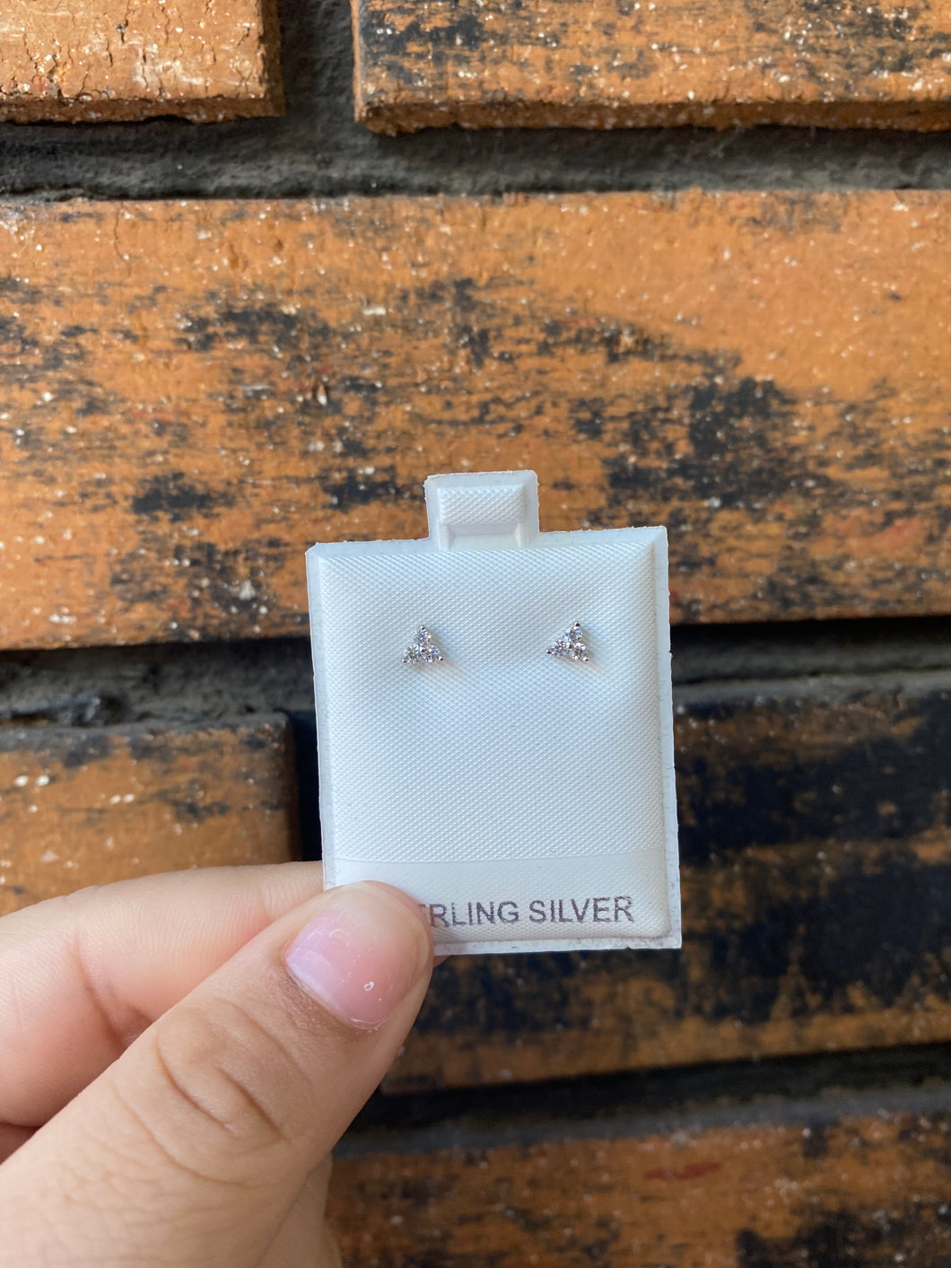 Trinity Sterling Silver Earrings
