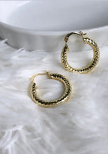 Diamond Cut 18k Goldfilled Hoop Earrings