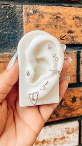 Trinity Sterling Silver Earrings