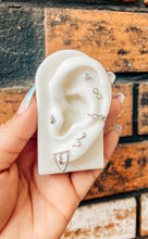 Tri Star Sterling Silver Ear Cuff Earring