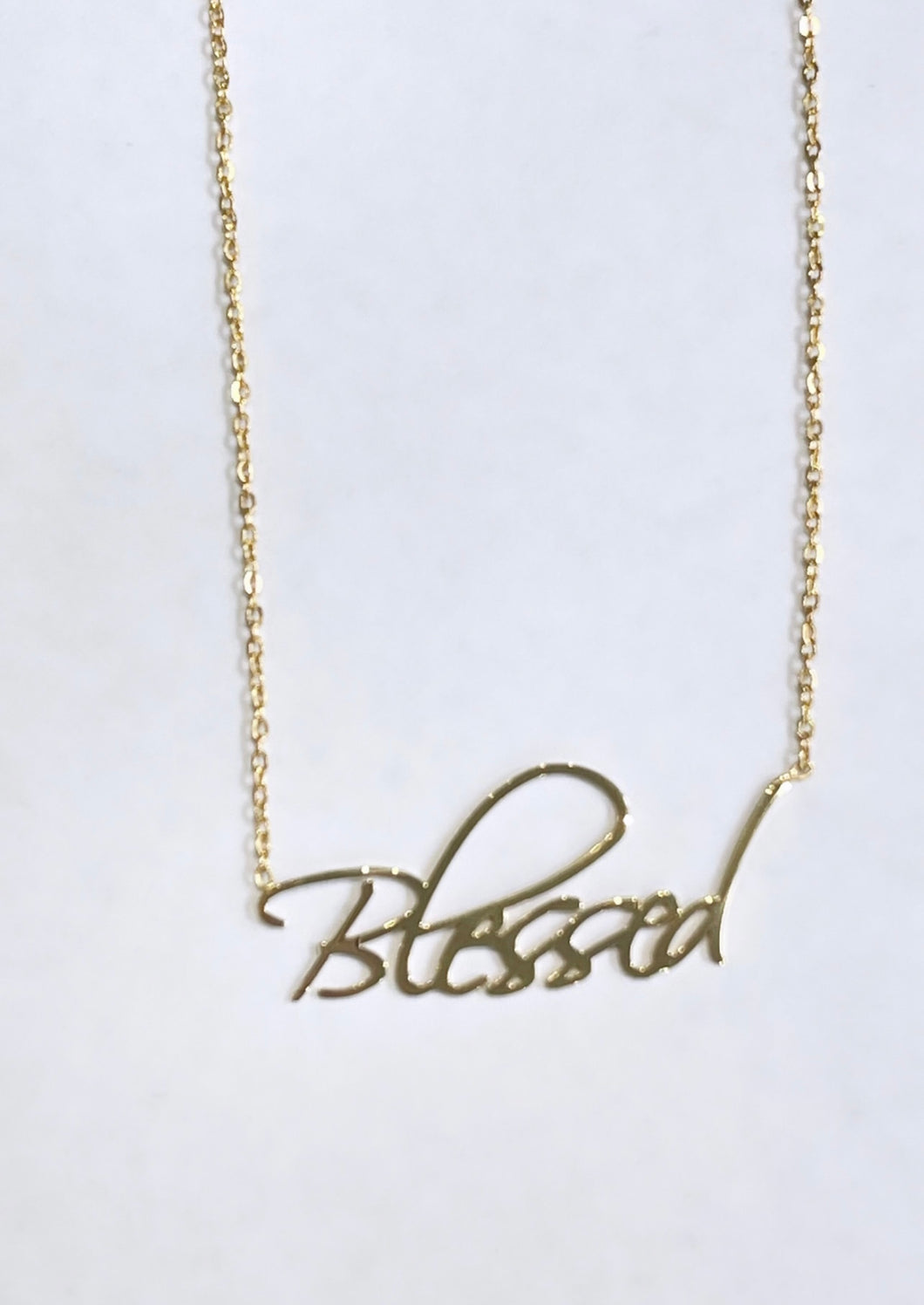 Blessed Stainless Steel Necklace